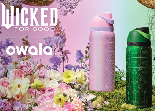 Freesip 32oz Wicked Movie Glinda & Elphaba Bottle Owala Cup Couple Gifts New